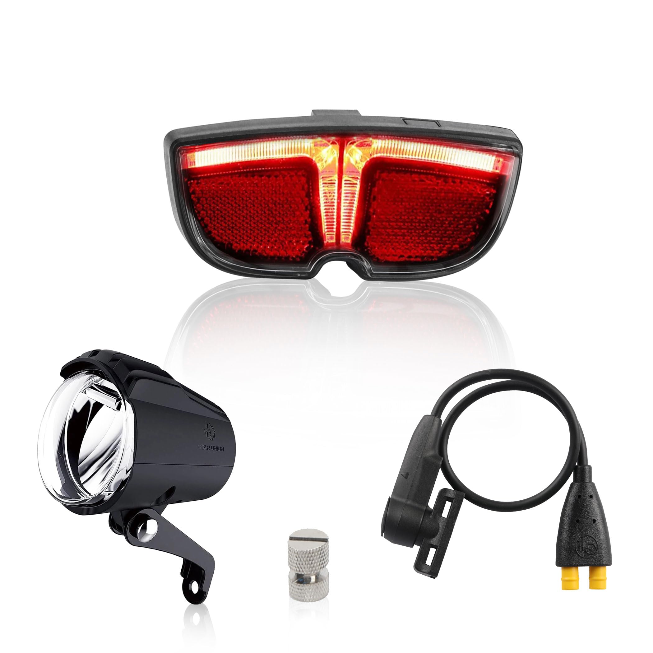 Amazon.com : Bike Light Set for TONGSHENG, Headlight and Taillight